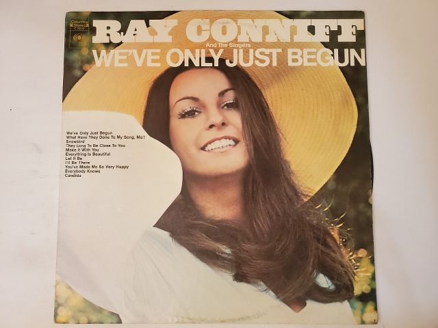Ray Conniff and The Singers We've Only Just Begun vinyl record