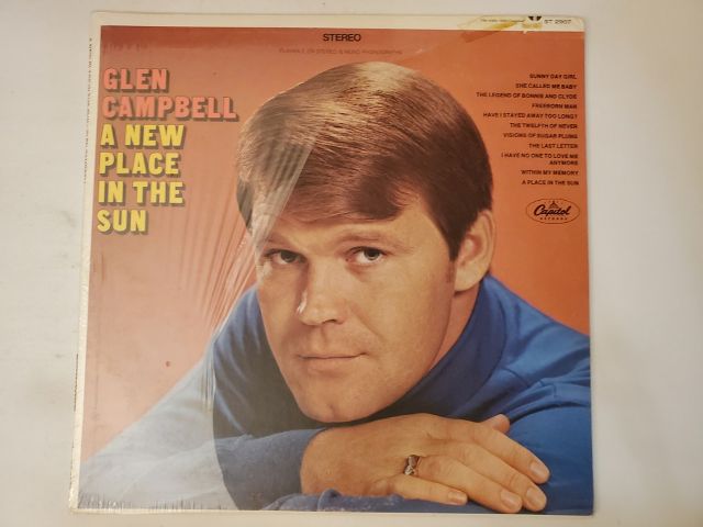 Glen Campbell A New Place in the Sun vinyl record