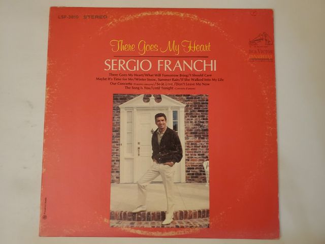 Sergio Franchi There Goes My Heart vinyl record