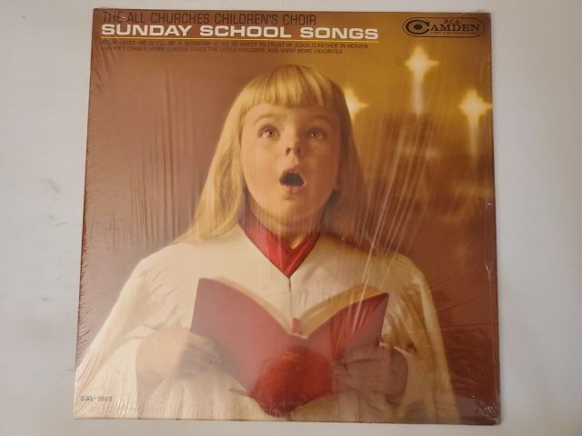 The All Churches Children's Choir Sunday School Songs vinyl record