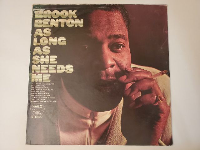 Brook Benton As Long As She Needs Me vinyl record