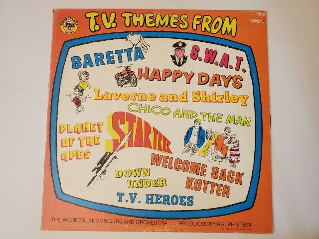 The Wonderland Singers and Orchestra T.V. Themes From vinyl record