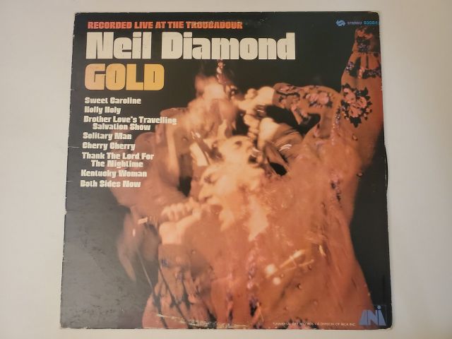 Neil Diamond Gold vinyl record