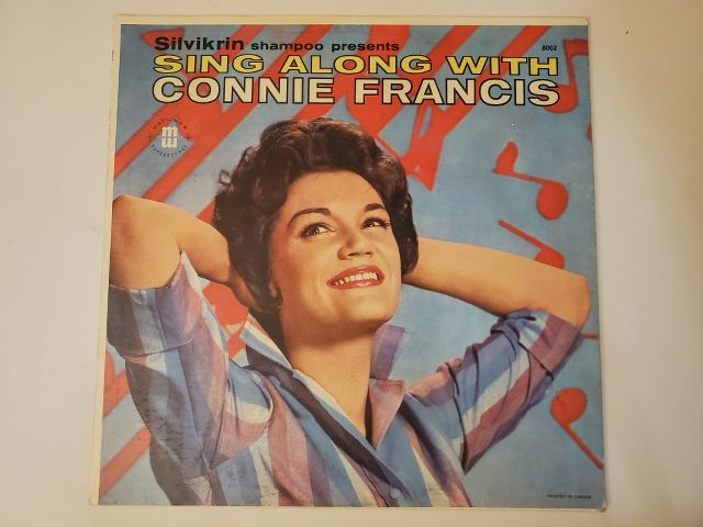 Connie Francis Sing Along with Connie Francis vinyl record