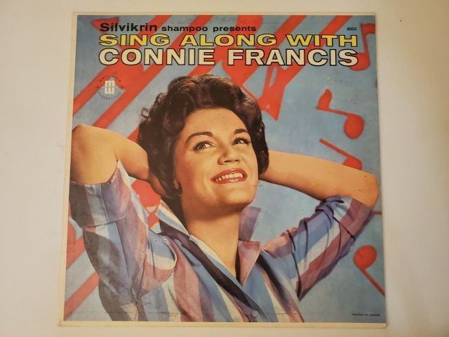 Connie Francis Sing Along with Connie Francis vinyl record