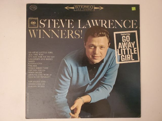 Steve Lawrence Winners vinyl record