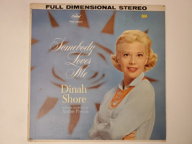 Dinah Shore Somebody Loves Me vinyl record