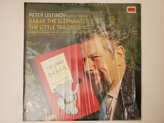 Peter Ustinov Babar the Elephant & The Little Tailor vinyl record