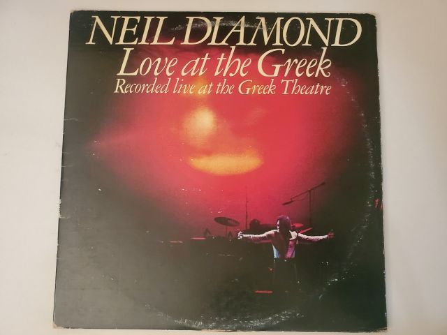Neil Diamond Love at the Greek vinyl record