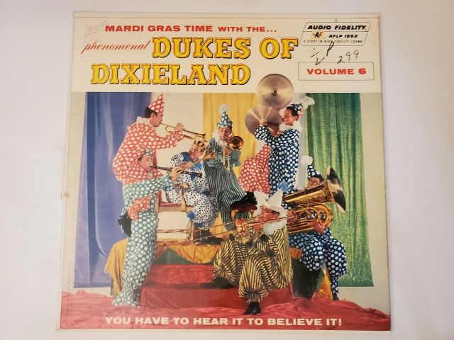 Dukes of Dixieland Mardi Gras Time with the Phenomenal Dukes of Dixieland vinyl record