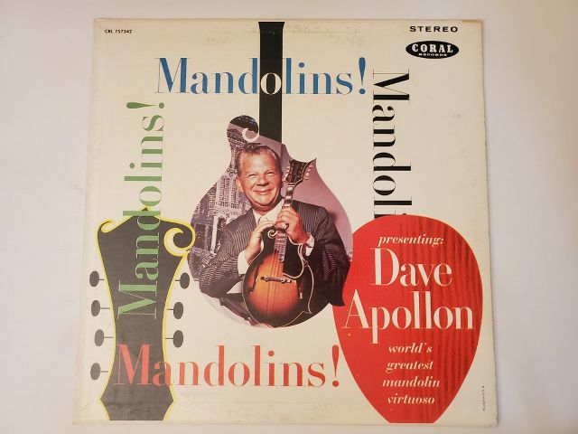 Dave Apollon Mandolins! vinyl record