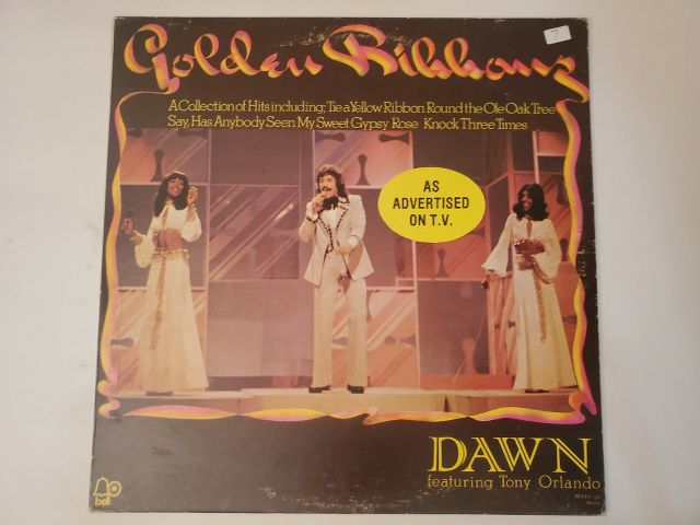 Dawn featuring Tony Orlando Golden Ribbons vinyl record