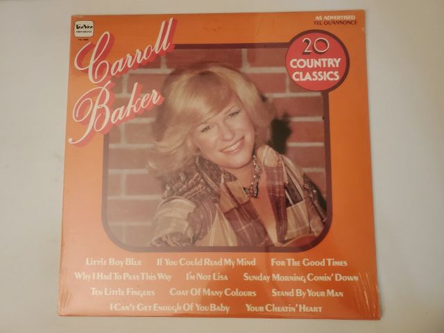Carroll Baker 20 Country Classics vinyl record