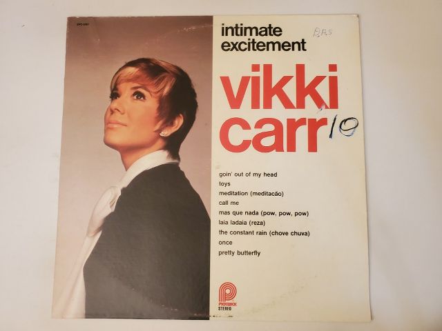 Vikki Carr Intimate Excitement vinyl record