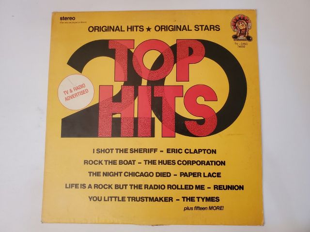 Various Artists 20 Top Hits vinyl record