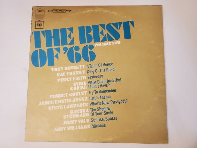 Various Artists The Best of '66 Volume Two vinyl record