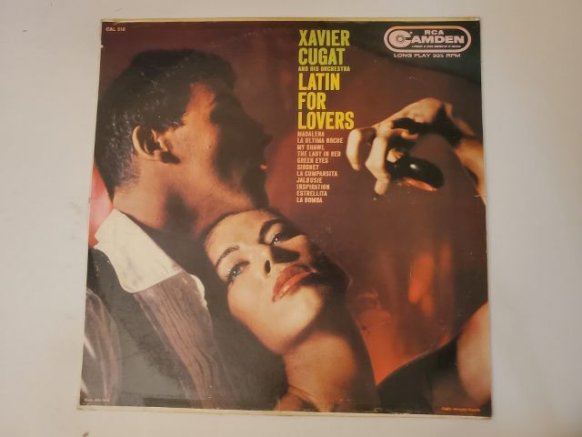 Xavier Cugat and His Orchestra Latin for Lovers vinyl record