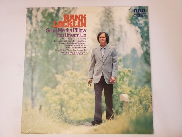 Hank Locklin Send Me the Pillow You Dream On vinyl record