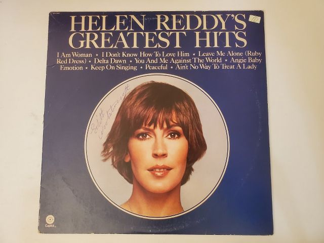 Helen Reddy Helen Reddy's Greatest Hits vinyl record