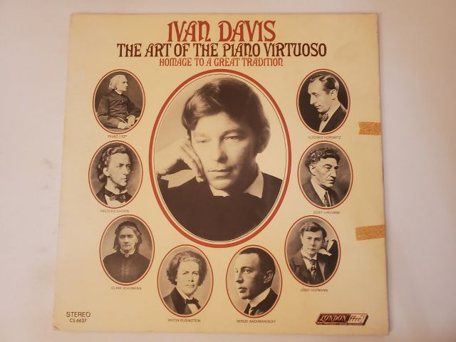 Ivan Davis The Art of the Piano Virtuoso: Homage to a Great Tradition vinyl record