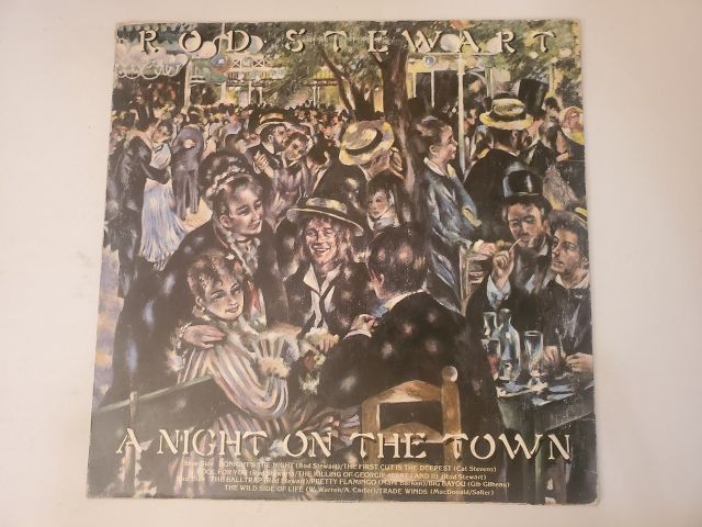 Rod Stewart A Night on the Town vinyl record