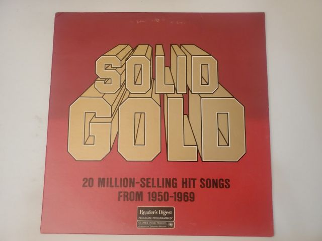 Various Artists Solid Gold: 20 Million-Selling Hit Songs from 1950-1969 vinyl record