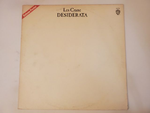 Les Crane Desiderata vinyl record