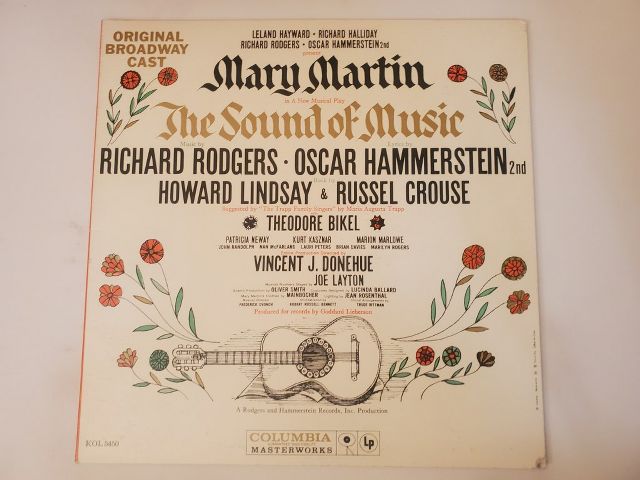 Original Broadway Cast The Sound of Music vinyl record