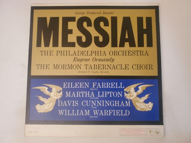 The Mormon Tabernacle Choir, The Philadelphia Orchestra, Eugene Ormandy Messiah vinyl record