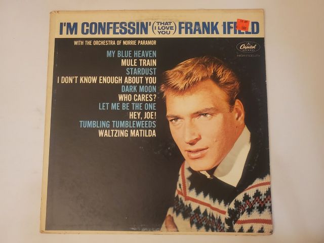 Frank Ifield I'm Confessin' (That I Love You) vinyl record