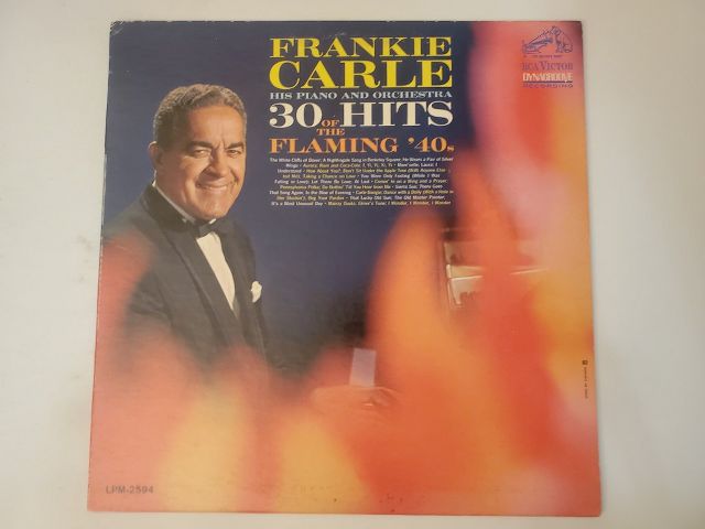 Frankie Carle 30 Hits of the Flaming '40s vinyl record