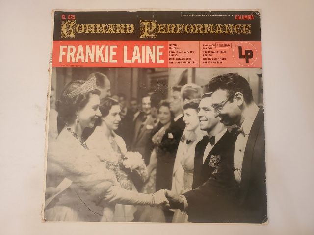 Frankie Laine Command Performance vinyl record