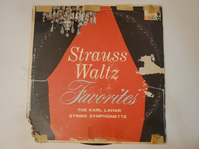 The Karl Lahar String Symphonette Strauss Waltz Favorites vinyl record
