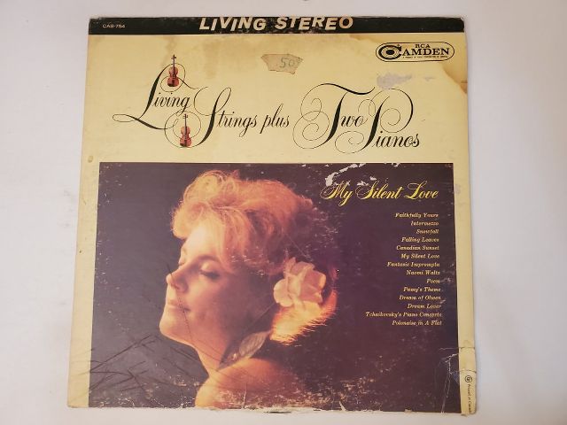Living Strings Plus Two Pianos My Silent Love vinyl record