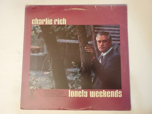 Charlie Rich Lonely Weekends vinyl record