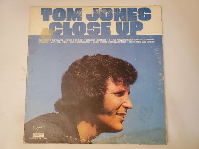 Tom Jones Close Up vinyl record