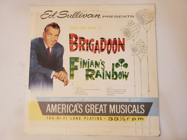 Various Ed Sullivan Presents: Brigadoon and Finian's Rainbow vinyl record