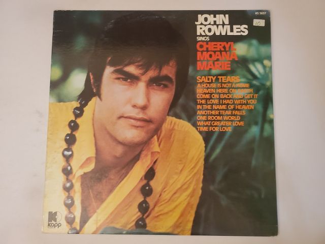 John Rowles Cheryl Moana Marie vinyl record