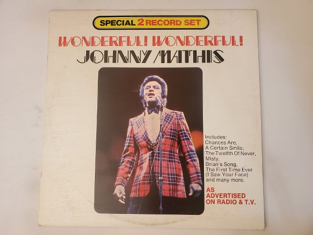 Johnny Mathis Wonderful! Wonderful! vinyl record