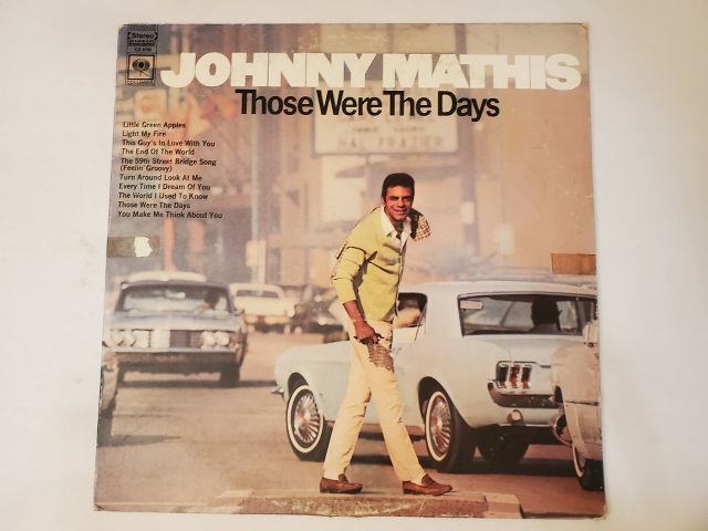Johnny Mathis Those Were The Days vinyl record
