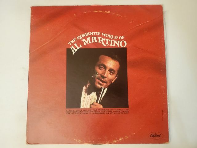 Al Martino The Romantic World of Al Martino vinyl record