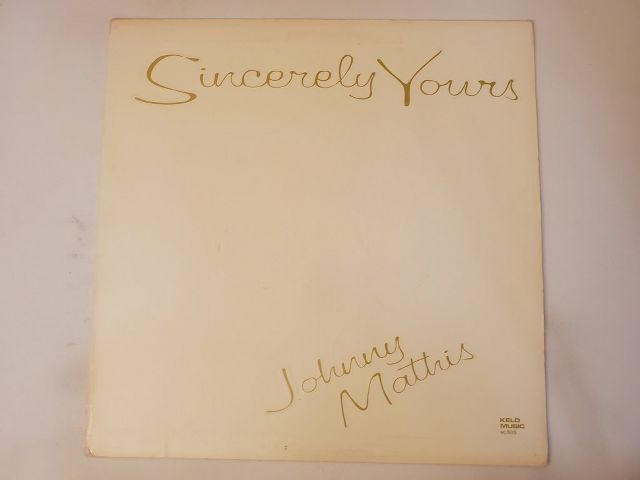 Johnny Mathis Sincerely Yours vinyl record