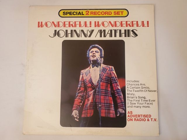 Johnny Mathis Wonderful! Wonderful! vinyl record