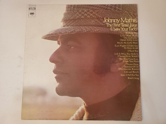 Johnny Mathis The First Time Ever (I Saw Your Face) vinyl record