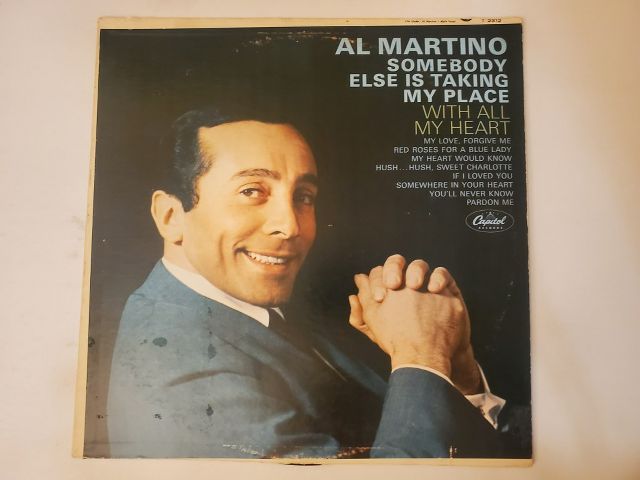 Al Martino Somebody Else is Taking My Place vinyl record
