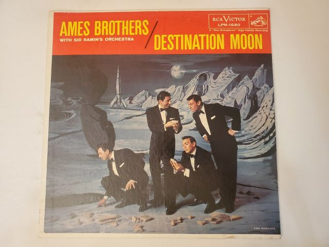 Ames Brothers Destination Moon vinyl record