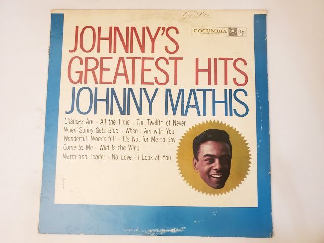 Johnny Mathis Johnny's Greatest Hits vinyl record