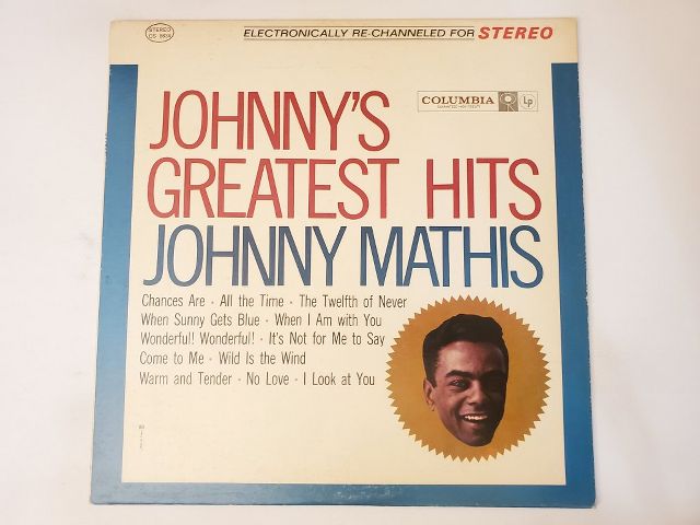 Johnny Mathis Johnny's Greatest Hits vinyl record