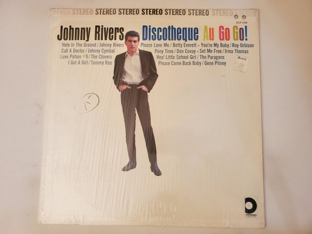 Johnny Rivers Discotheque Au Go Go vinyl record