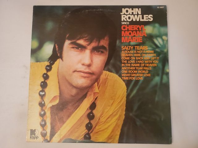 John Rowles Cheryl Moana Marie vinyl record